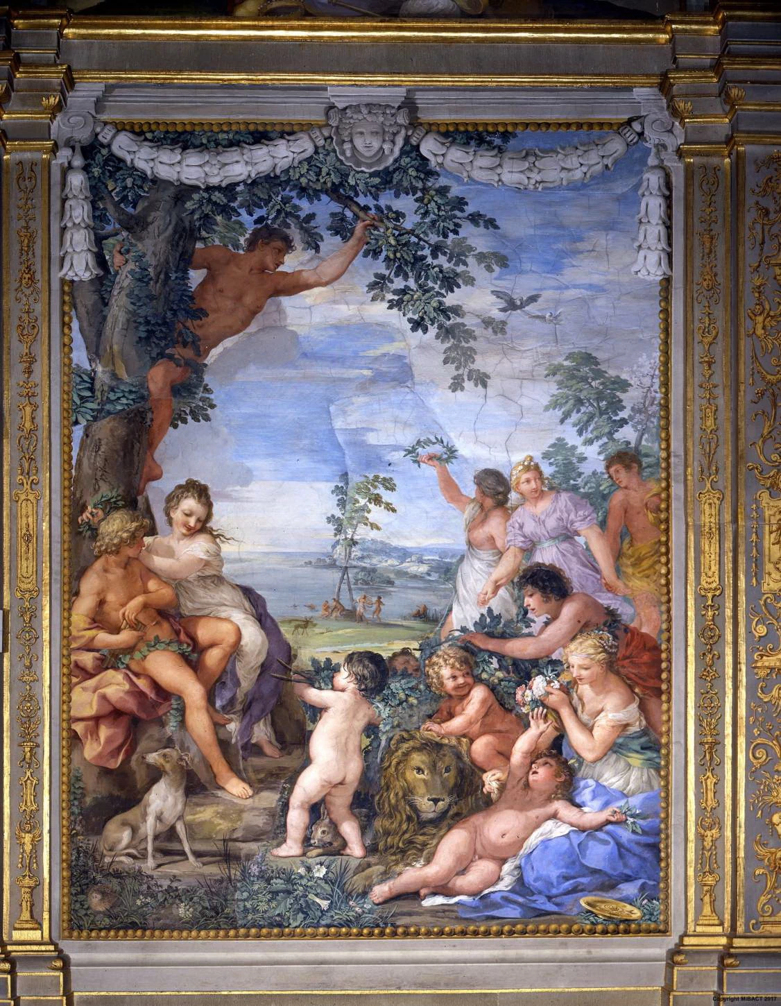 L'età dell'oro - La stanza della stufa, Palazzo Pitti, Firenze